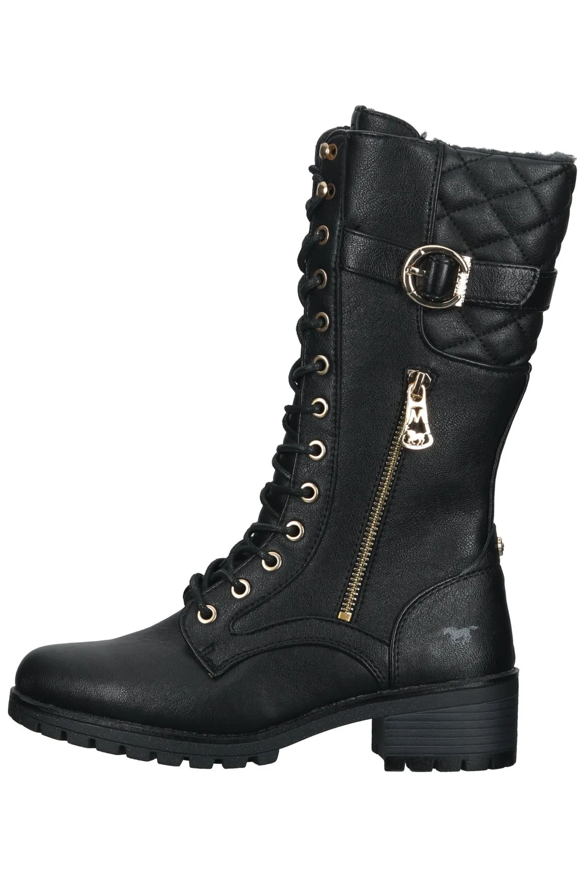 Mustang  Stiefel - Schwarz - Blockabsatz