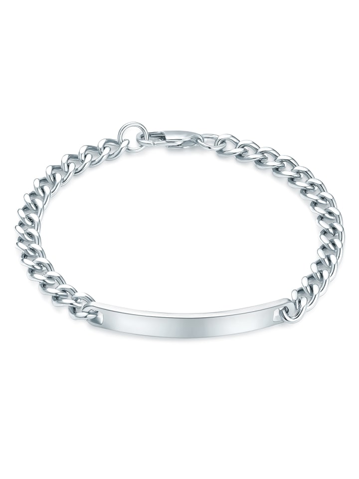 True Rebels Armband Edelstahl in silber günstig kaufen
