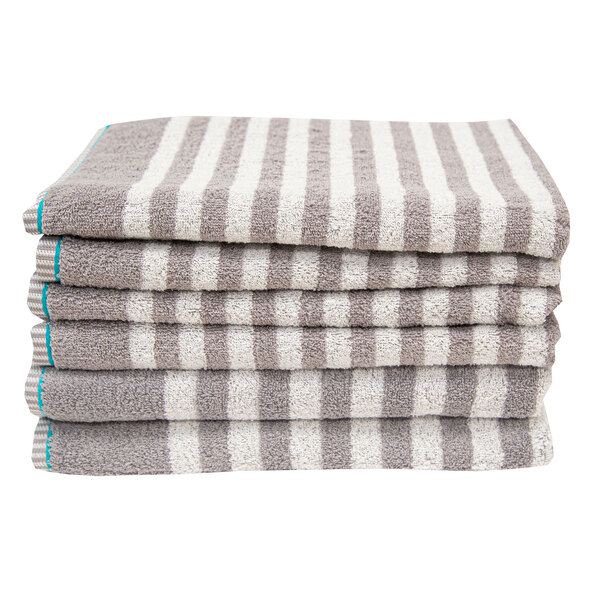 6er Frottierset Premium, kiesel