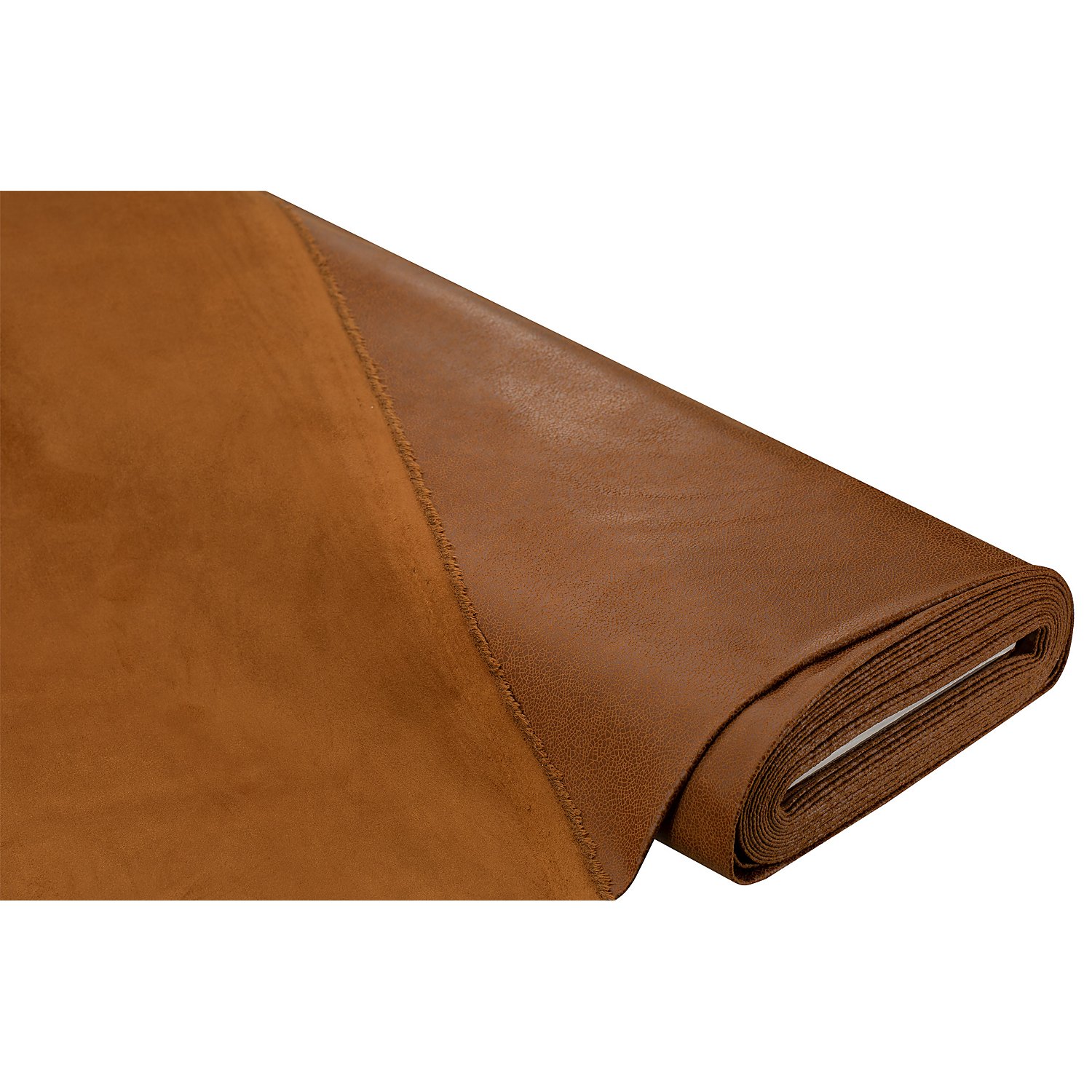 Stretch-Wildlederimitat, nougat