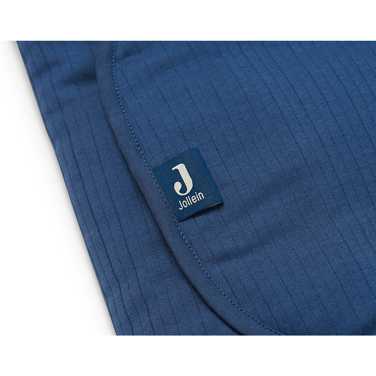 Puckdecke Basic stripe jeans blue