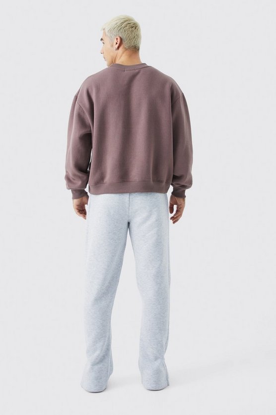 Jogginghose mit Worldwide-Print und geteiltem Saum
