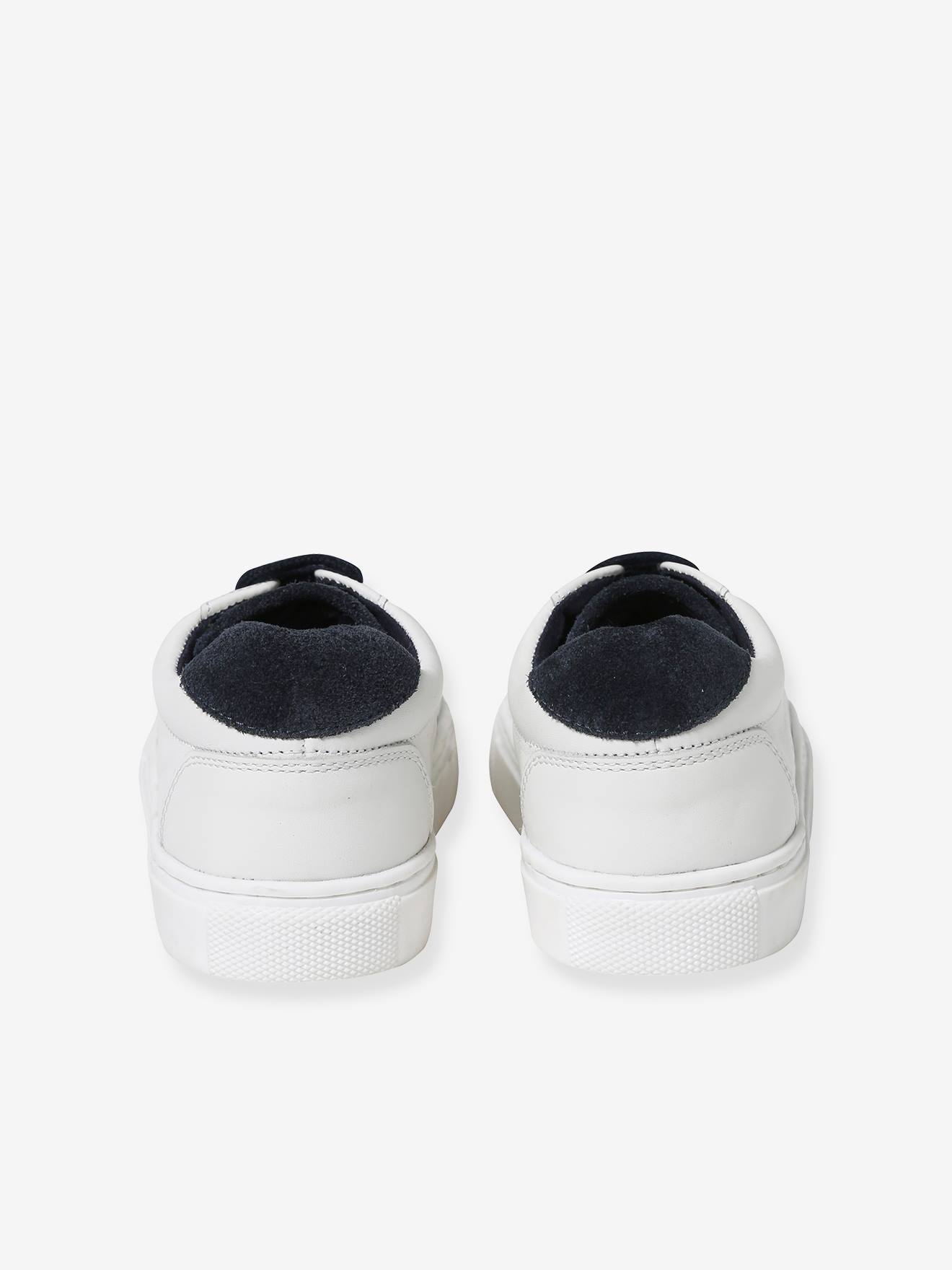 Baskets en cuir enfant blanc