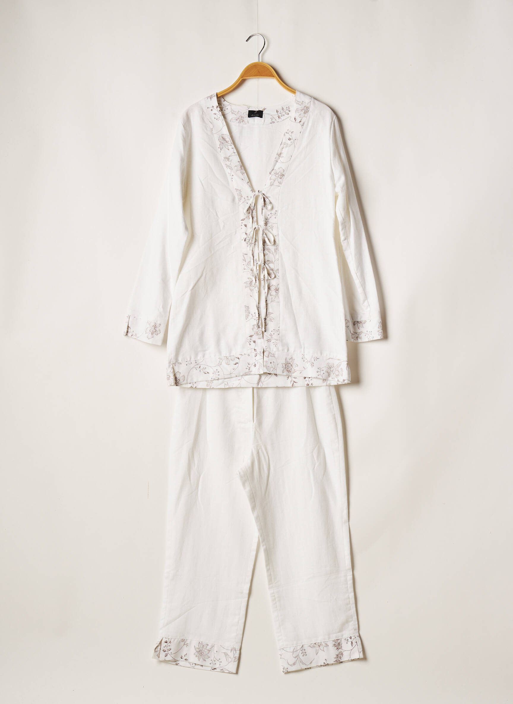 Kiplay Pantalon Veste Femme couleur blanc
