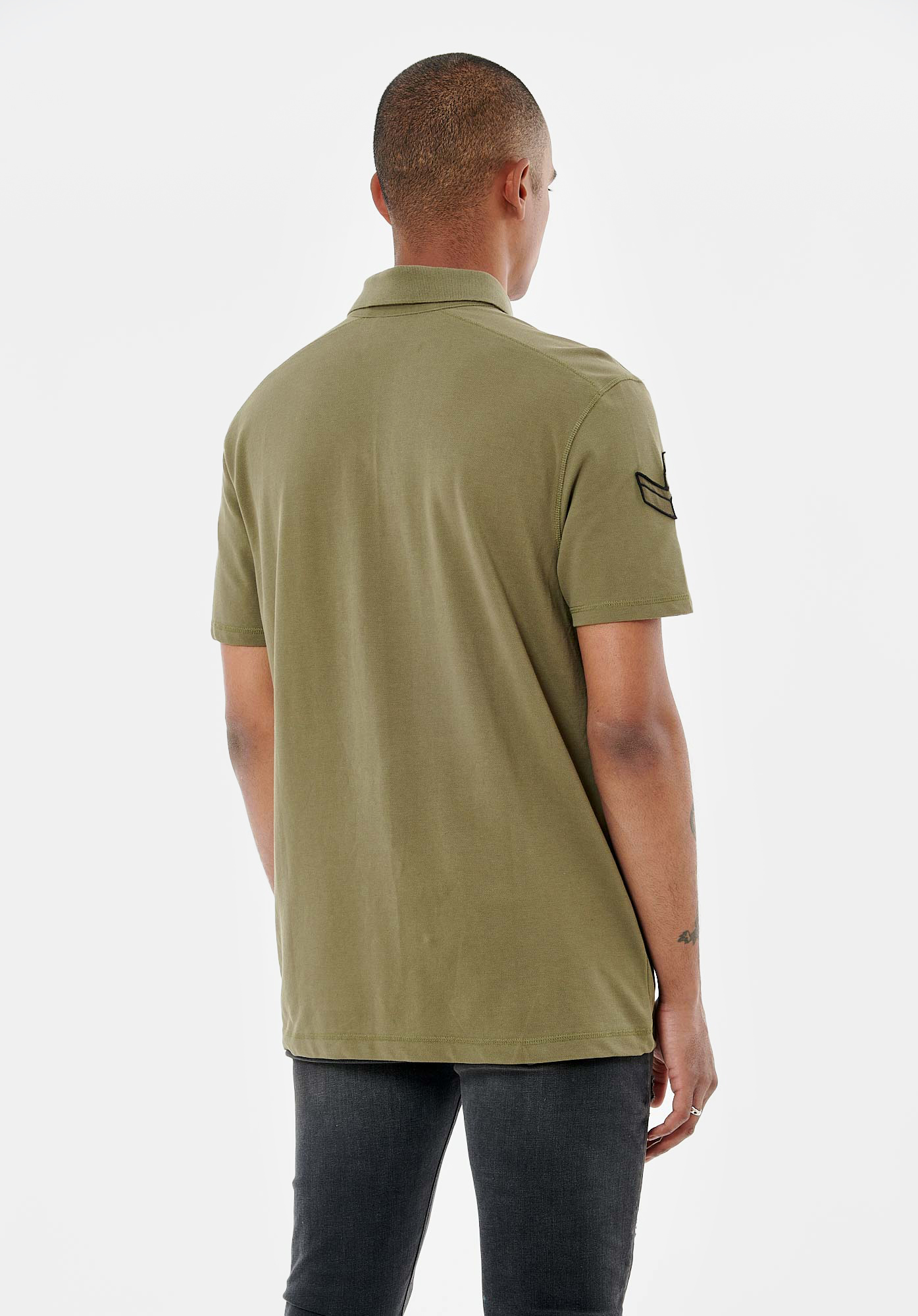 RYKER  Polo kaki homme 100% coton