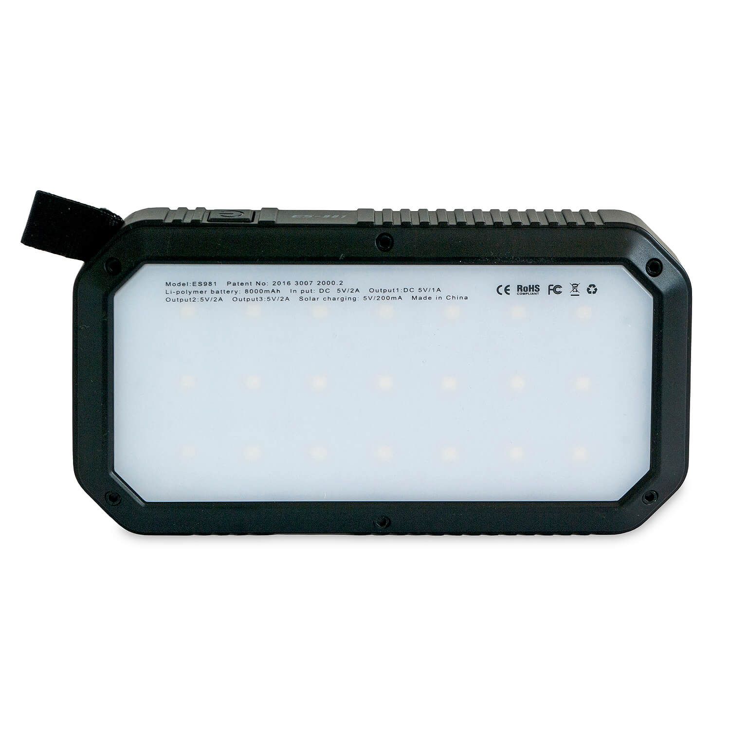 Powerbank 8 mit Solarpanel