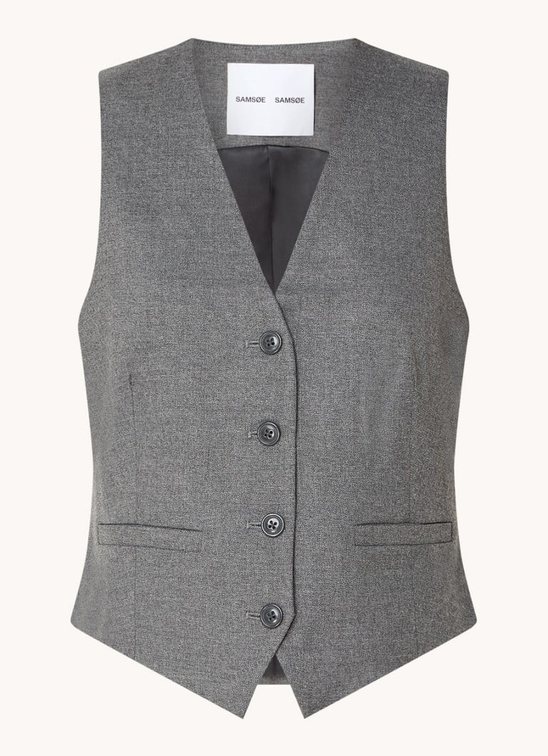 Gilet SAMSØE Saramona con tasche a filetto