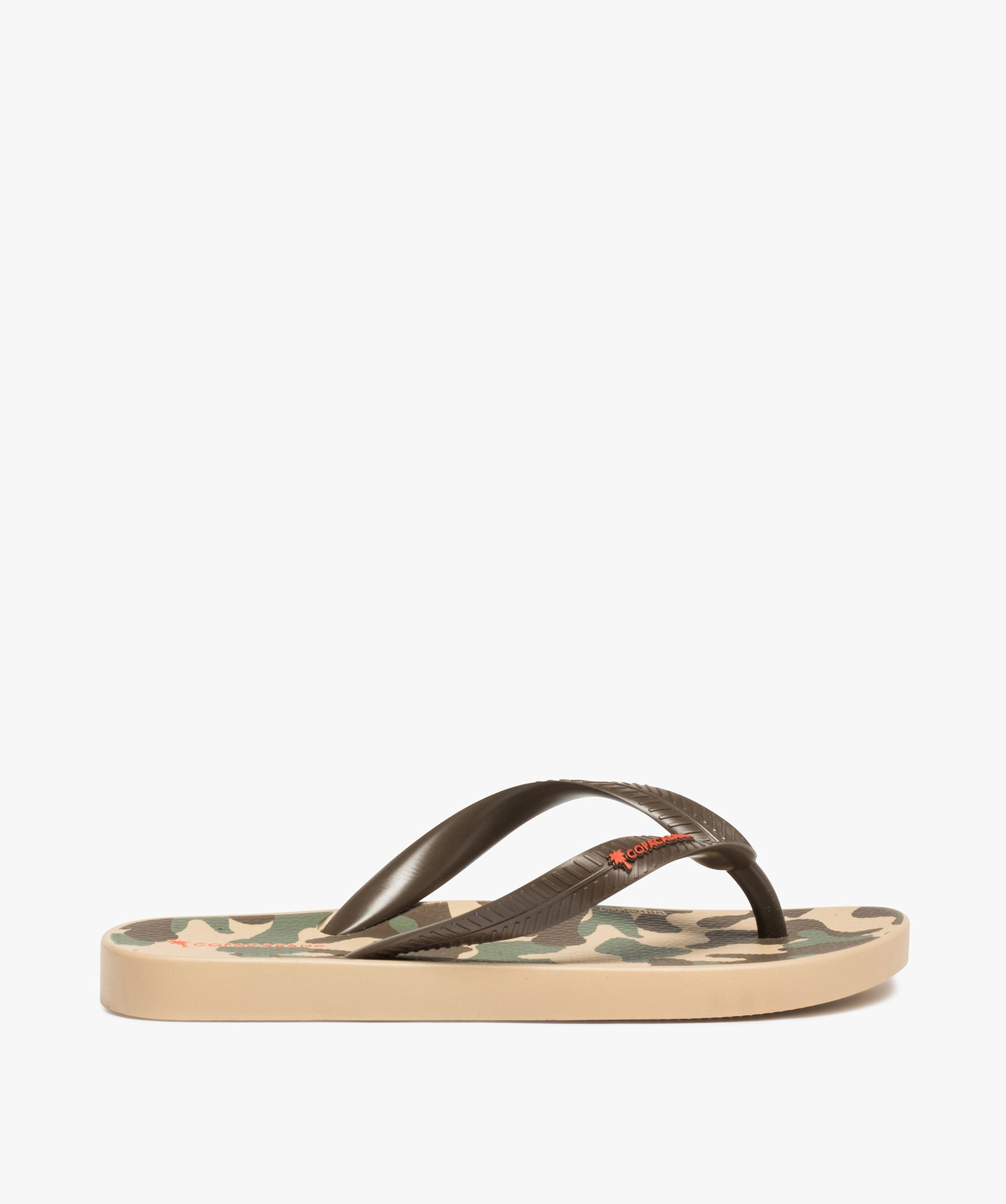 Tongs Garçon imprimées camouflage - Copacabana kaki | GEMO