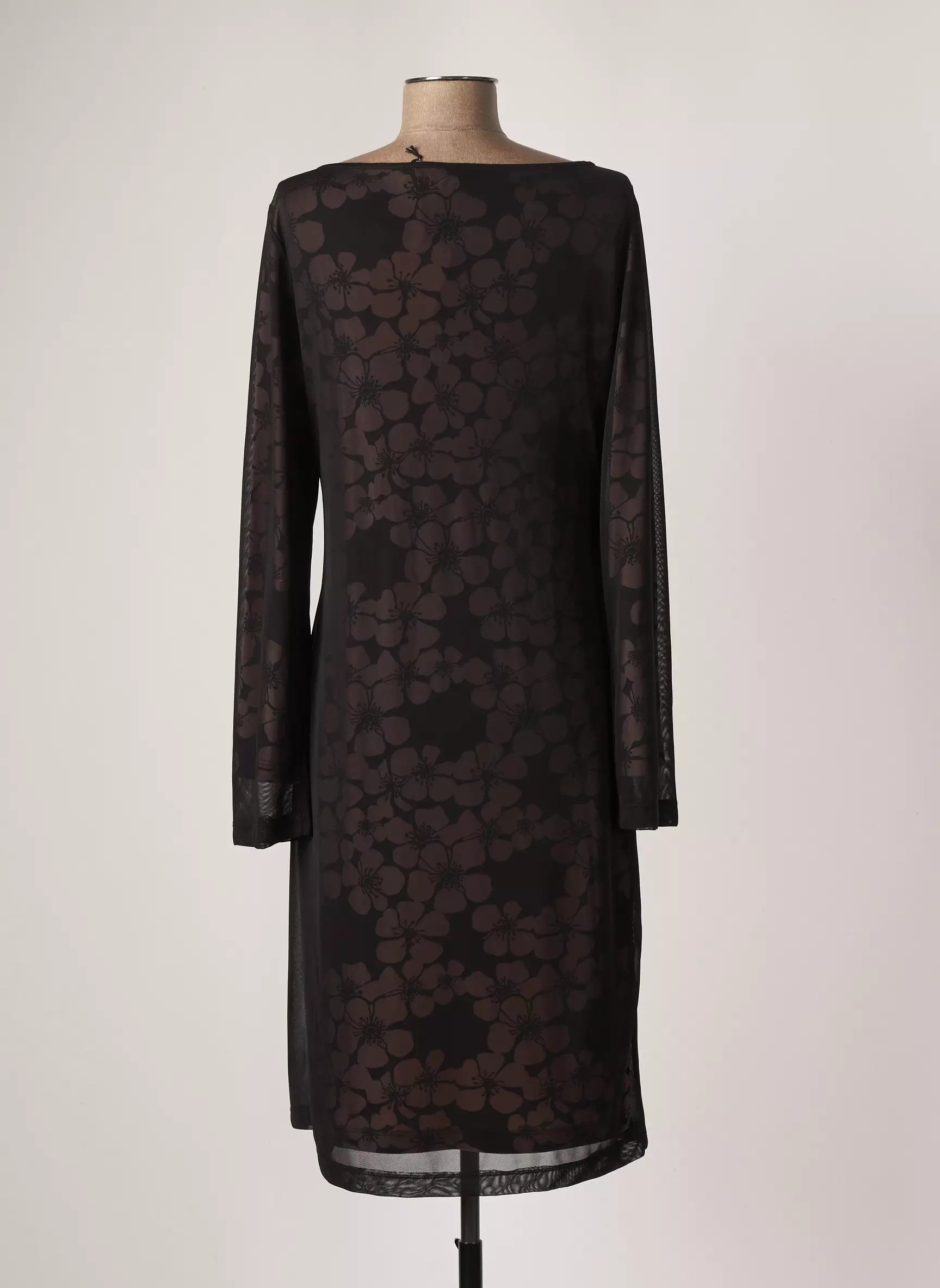 Eroke Robes Mi Longues Femme couleur noir