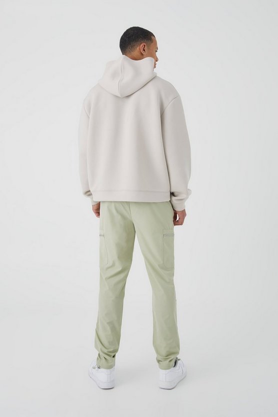 Tall kastiger Oversize Scuba Hoodie