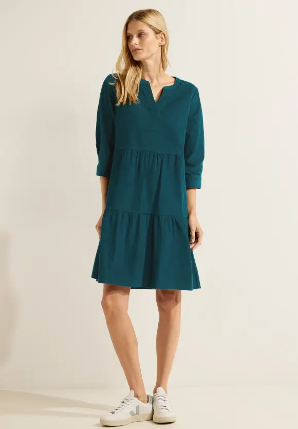 CECIL Cordkleid mit 3/4-Arm
