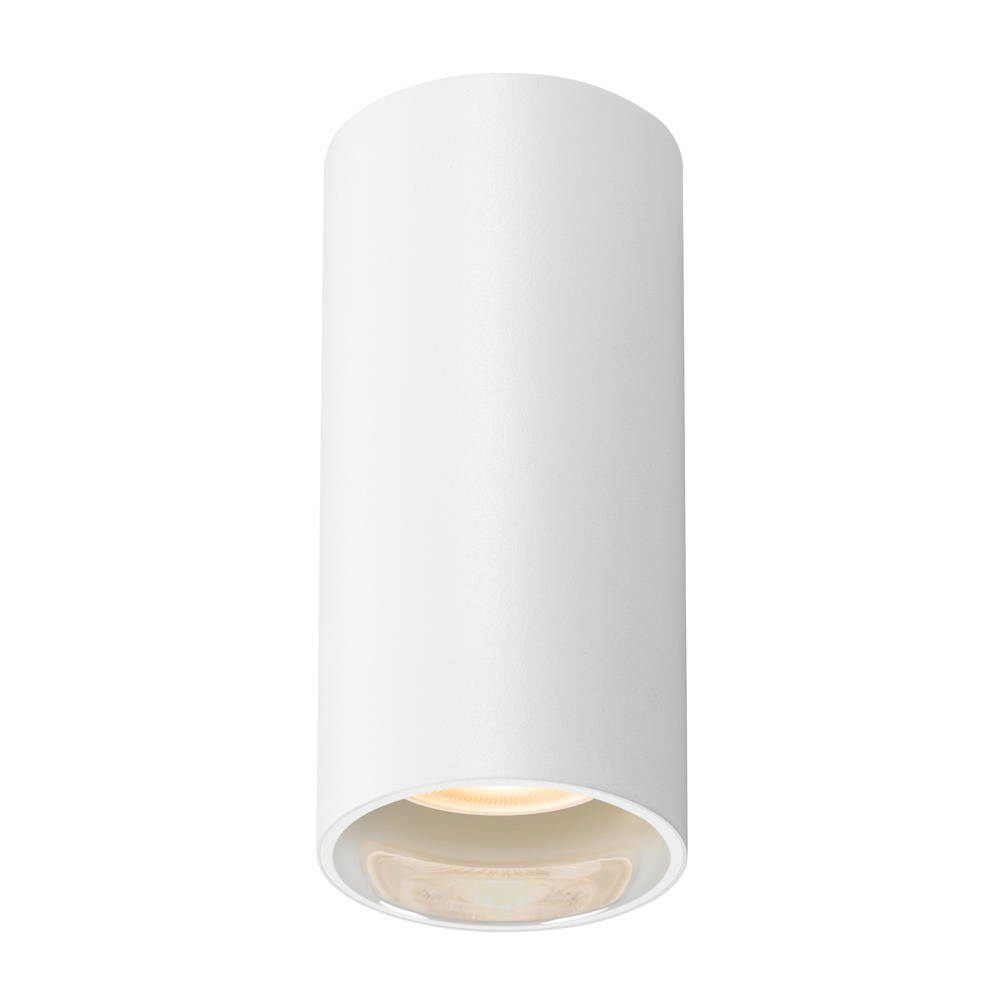 SLV Deckenspot Deckenaufbauspot Asto Tube in Weiß GU10, keine Angabe, Leuchtmittel enthalten: Nein, warmweiss, Deckenstrahler, Deckenspot, Aufbaustrahler