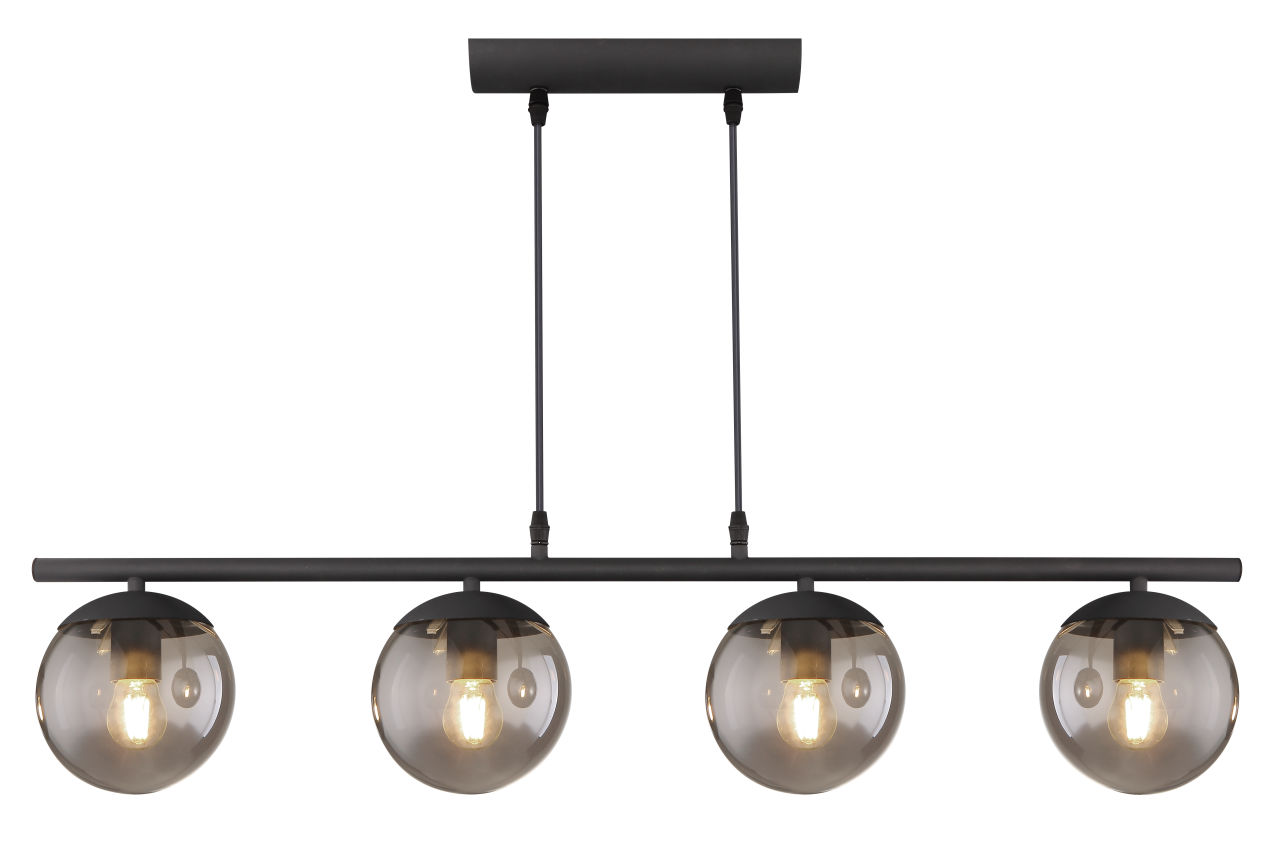 Globo Lighting - BLAMA - Hängeleuchte Metall schwarz matt, 4x E27