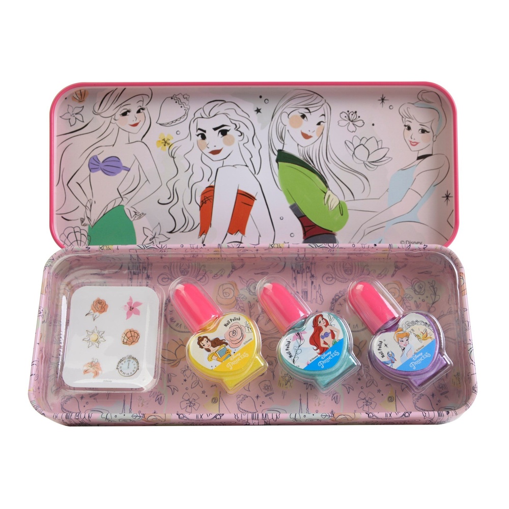 Disney Princess Enchanting Destinations Nail Polish Tin Coffret de maquillage