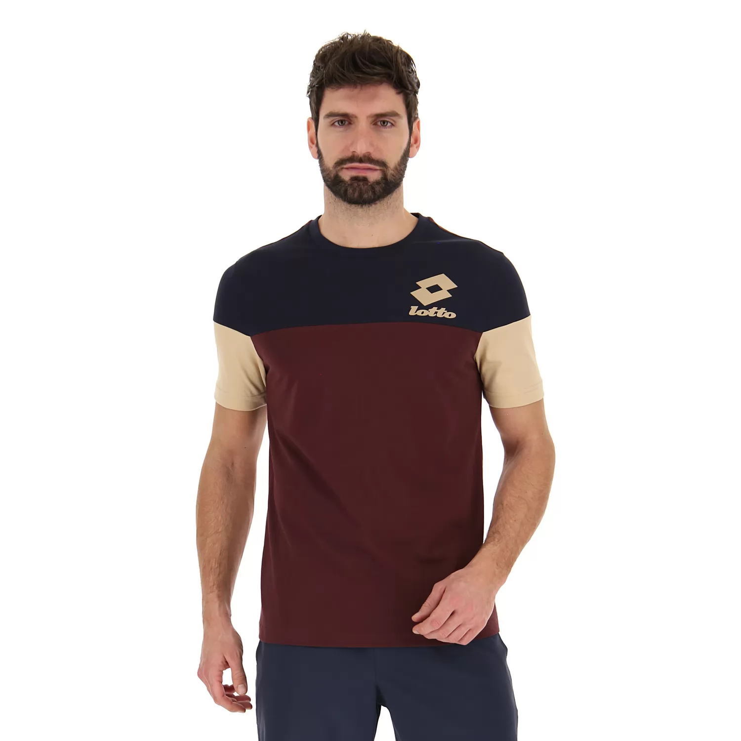 ATHLETICA LG III TEE BCK JS VINEYARD DK RÖD