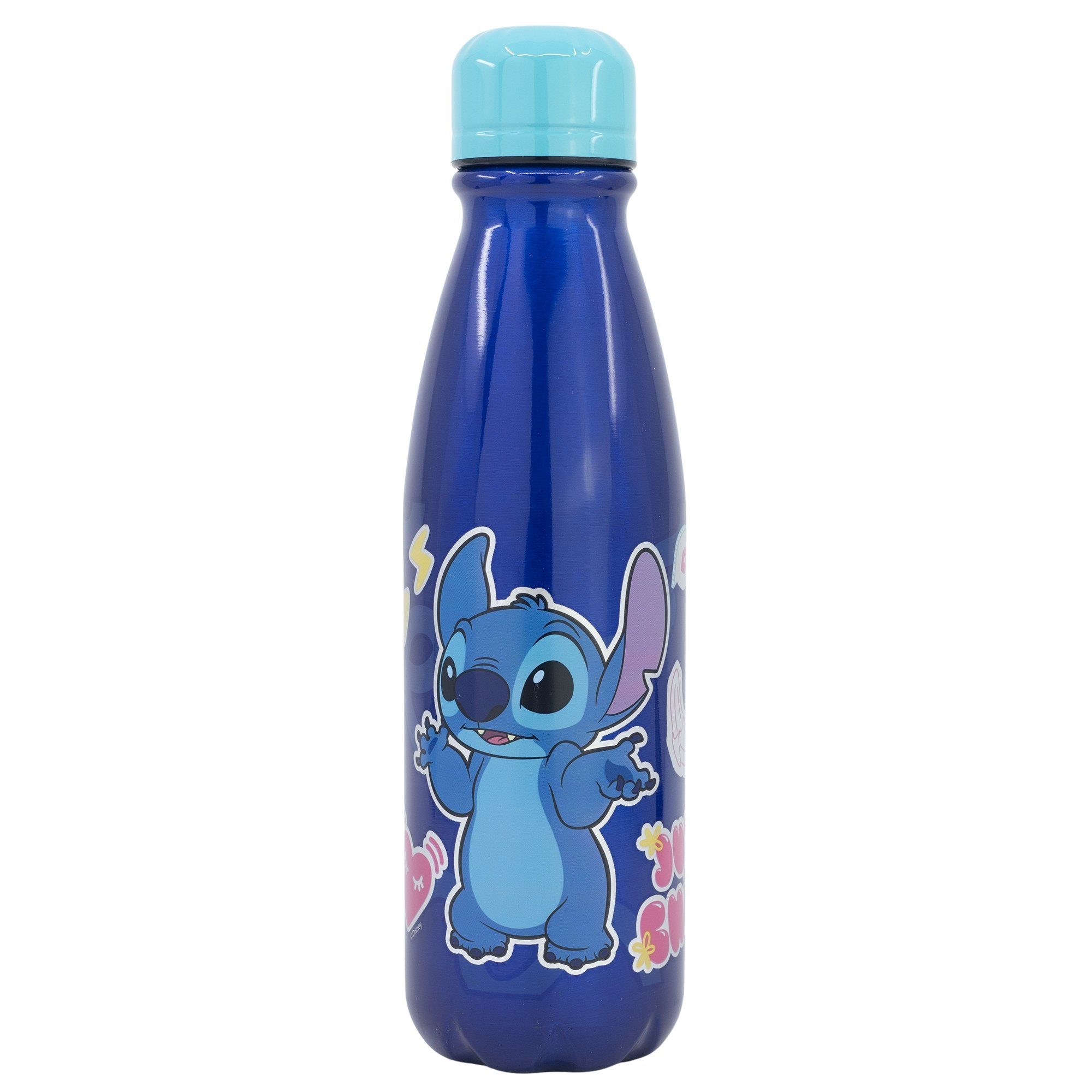 Trinkflasche  Stitch Kinder Aluminium Wasserflasche, Flasche 600 ml