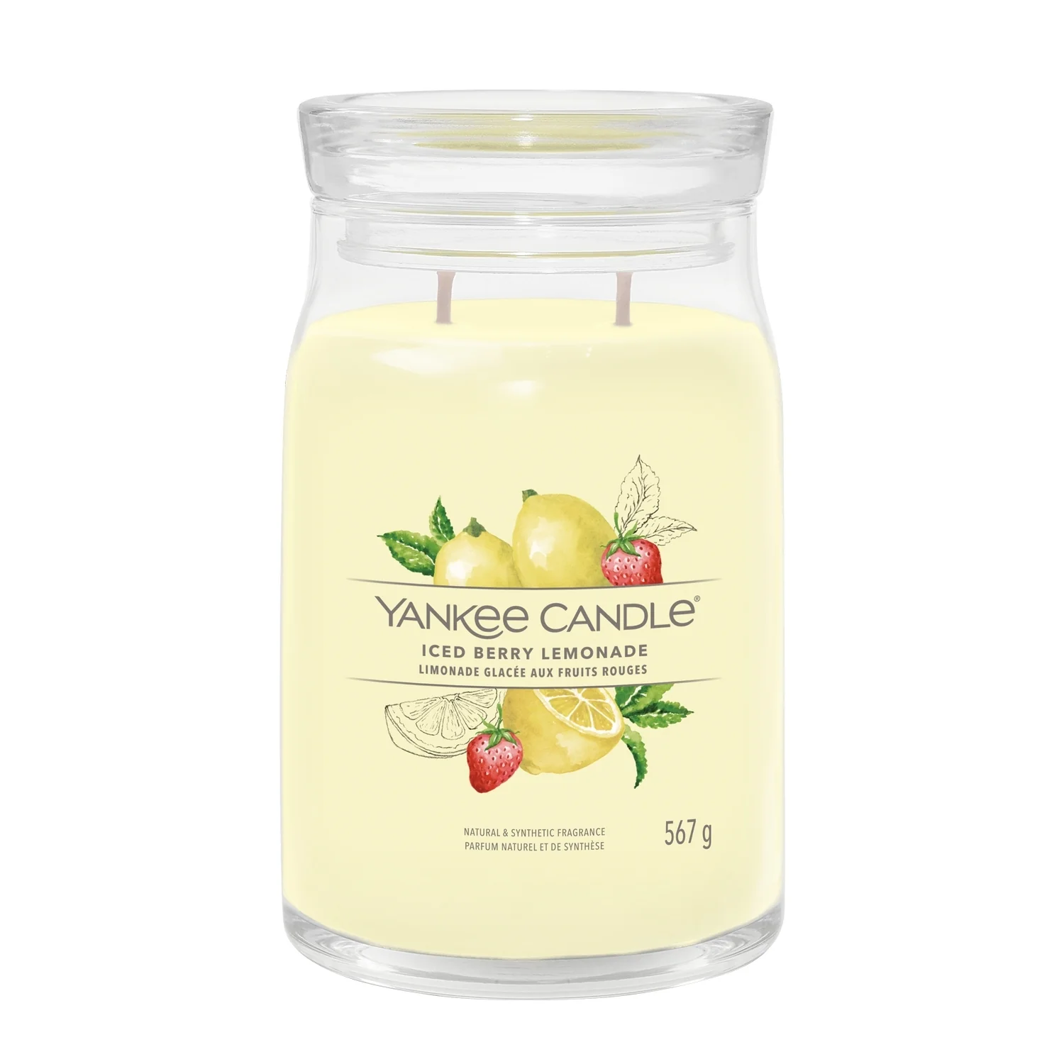 Signature Üveggyertyák Jeges Berry Limonádé - Illatos gyertya