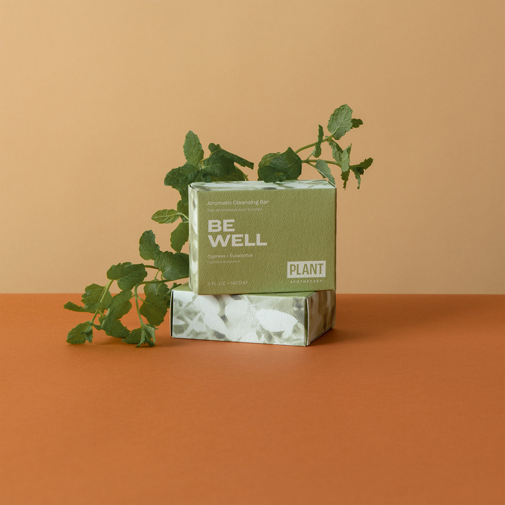 plant apothecary Be Well Aromatic Bar Soap Pain aromatique pour le corps