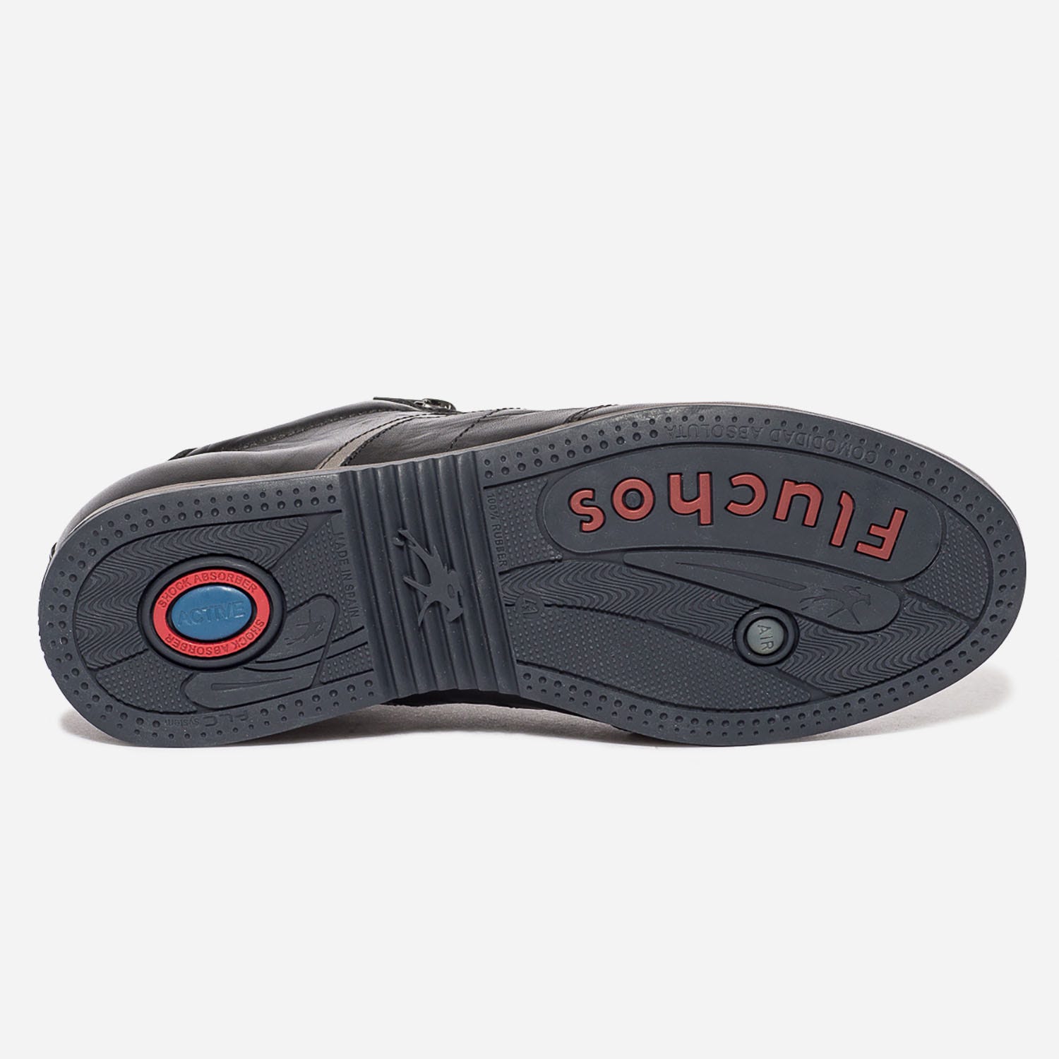 Tennis FLUCHOS noire en cuir