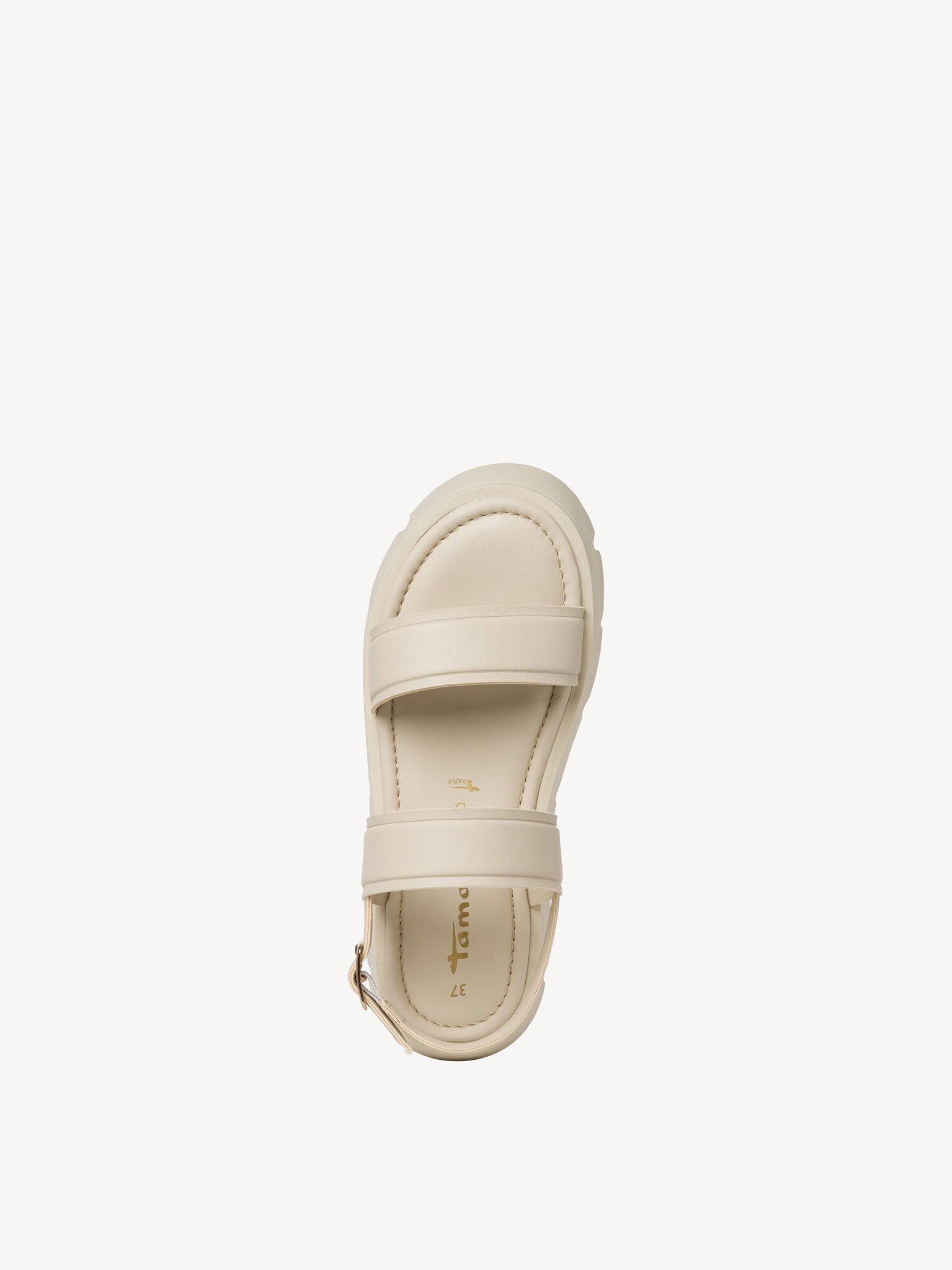 Sandale en cuir - beige