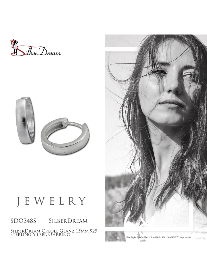 SilberDream Ohrringe Silber 925 Sterling Silber Creolen günstig kaufen onesize
