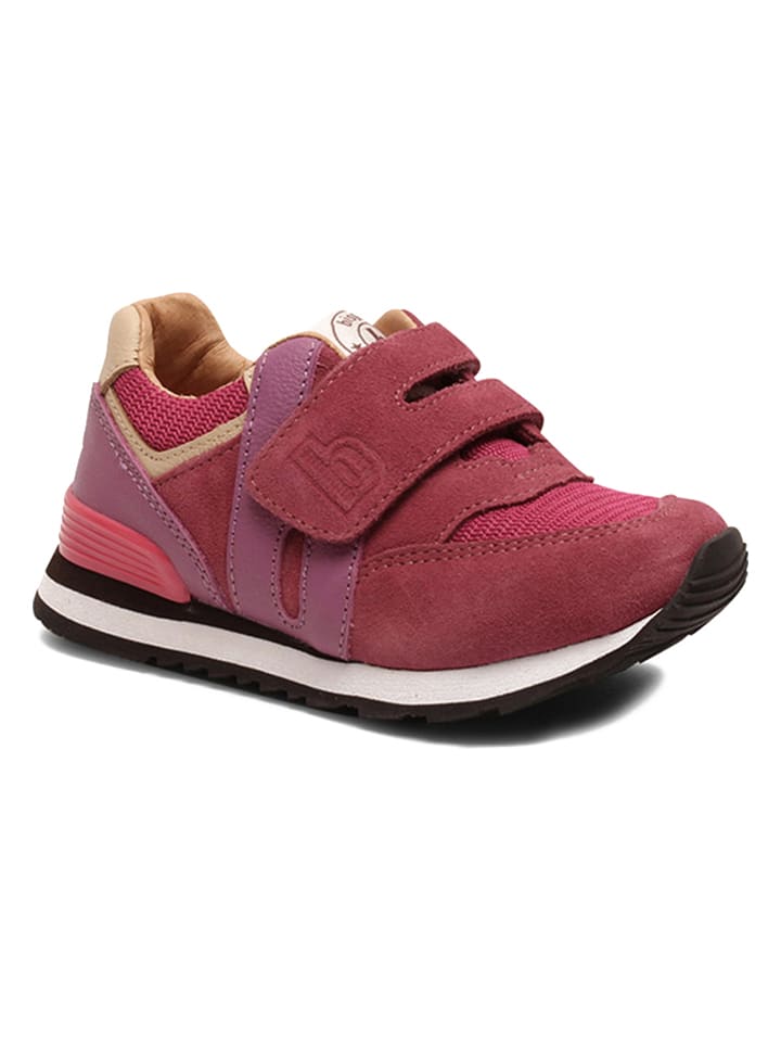 bisgaard Leder-Sneakers in Pink günstig kaufen