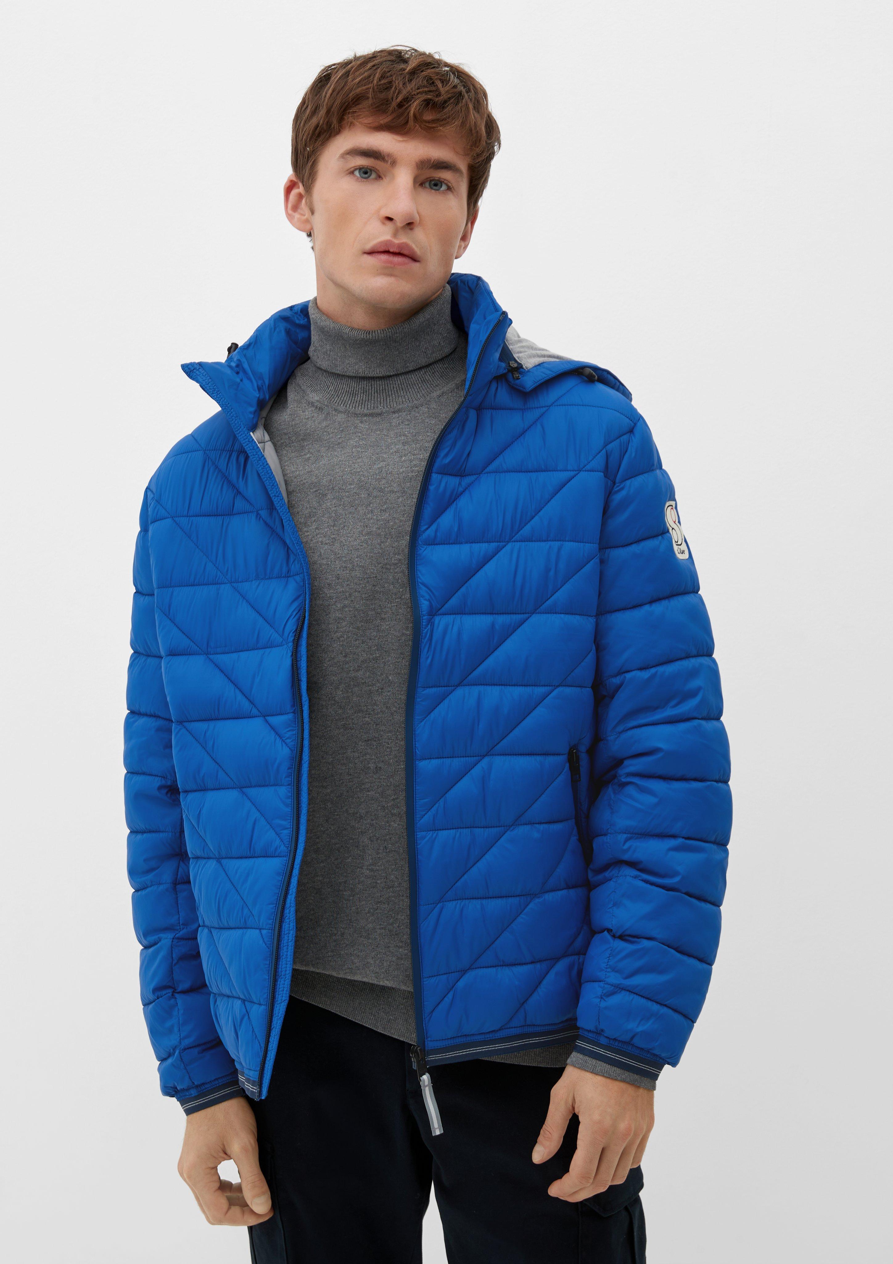 Leichte Steppjacke mit gefütterter Kapuze  2125983-5621