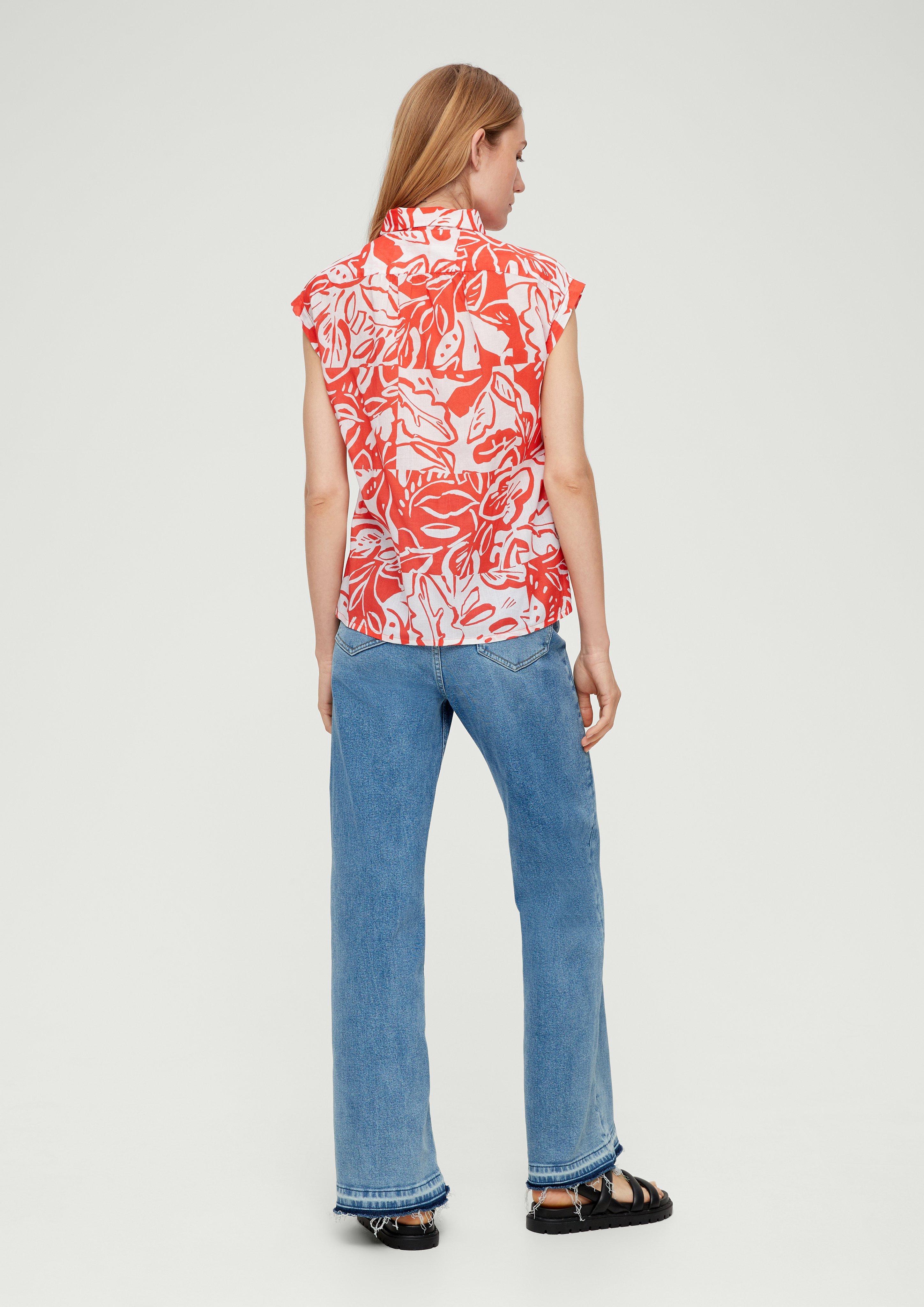 Blusenshirt mit Alloverprint  2131876-25A0