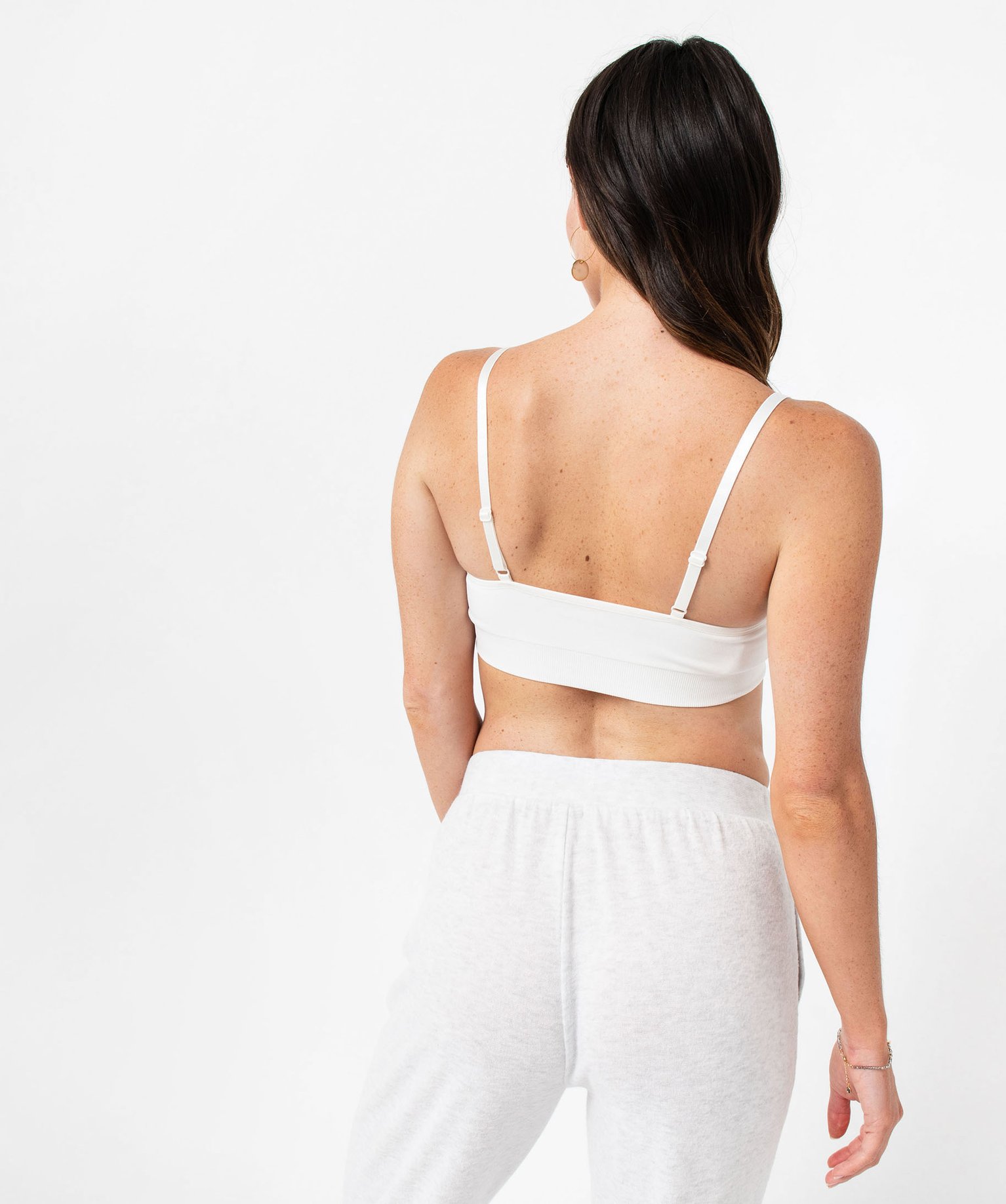 Brassière triangle sans armatures avec mousses amovibles ecru | GEMO