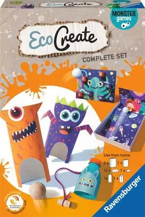 Monster Games - Bastelset für Kinder ab 6 Jahren