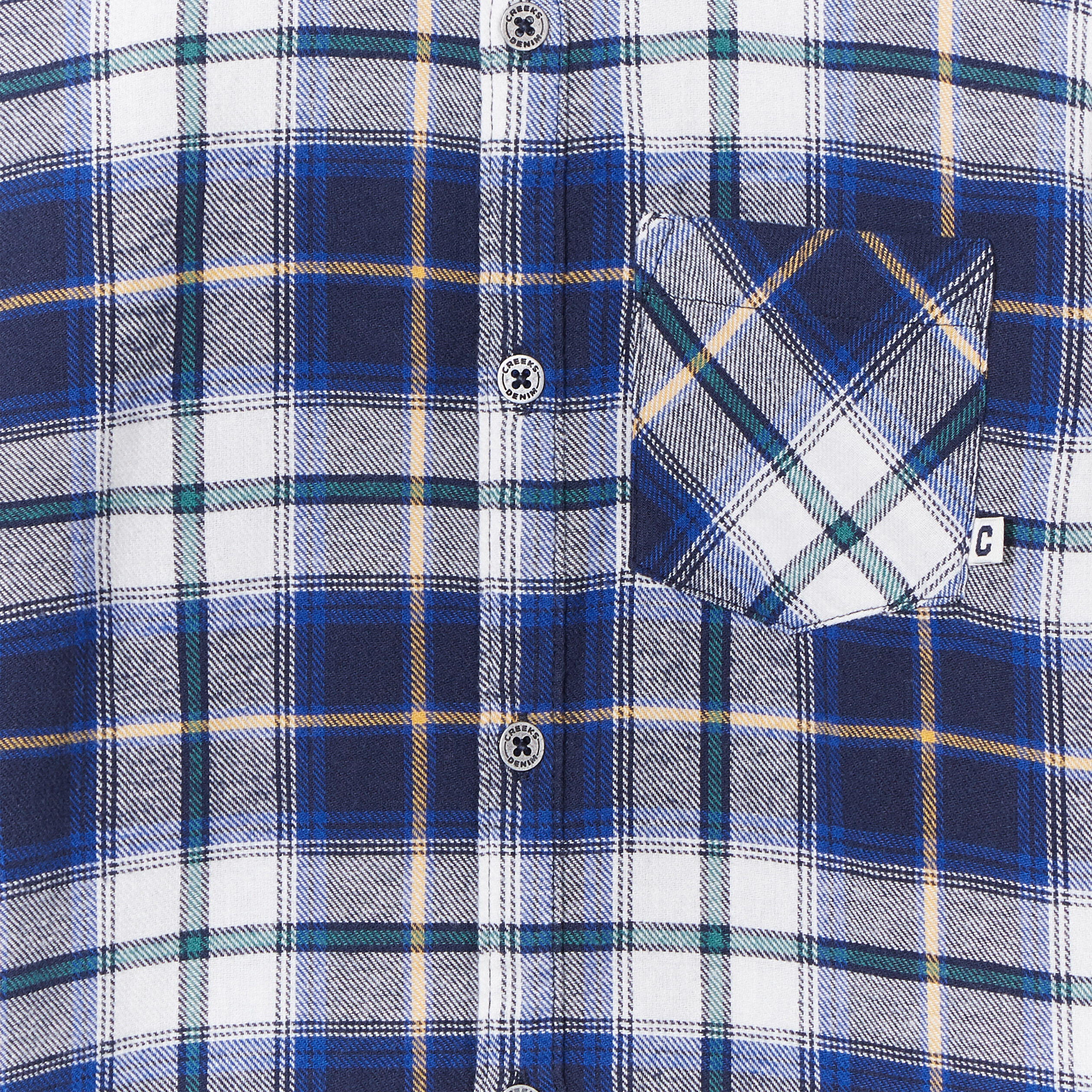 Chemise manches courtes Creeks bleu marine garçon | La Halle