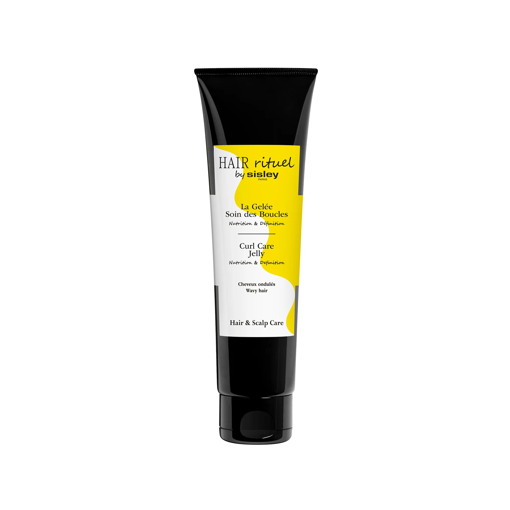 Gel para el cabello con tratamiento de belleza para el cuidado del cabello rizado: nutritivo y definidor.
