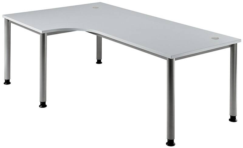 Hammerbacher Schreibtisch Lichtgrau 2.000 x 1.200 x 760 mm