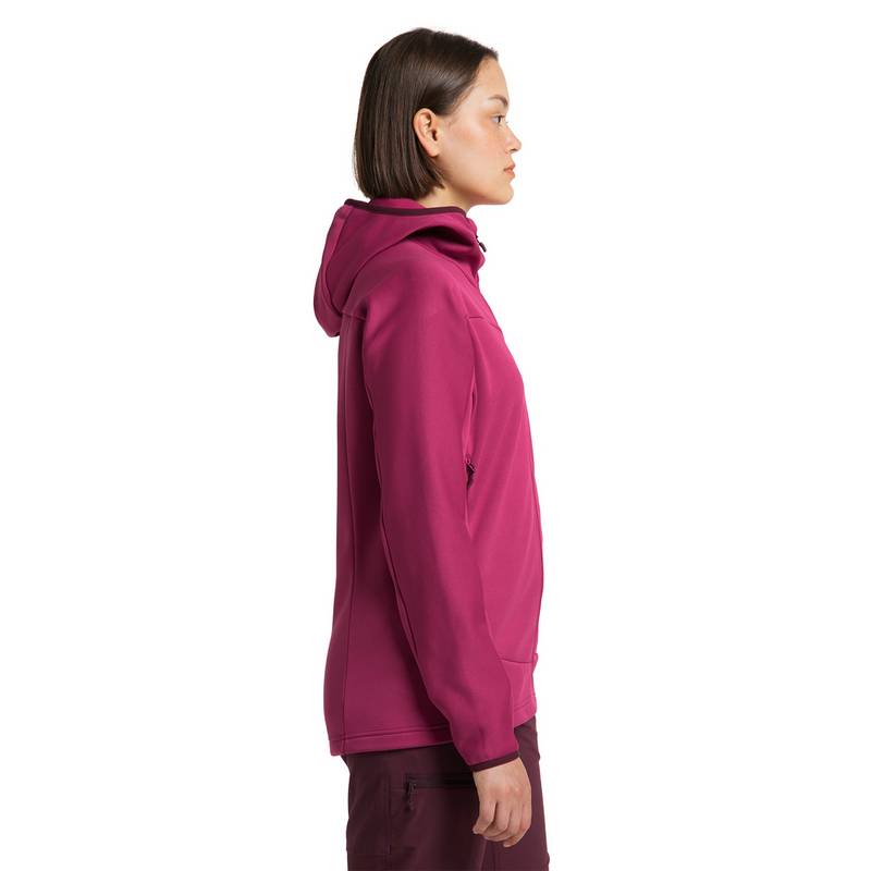 Haglöfs Frost Mid HoodHood Fleecejacke Damen