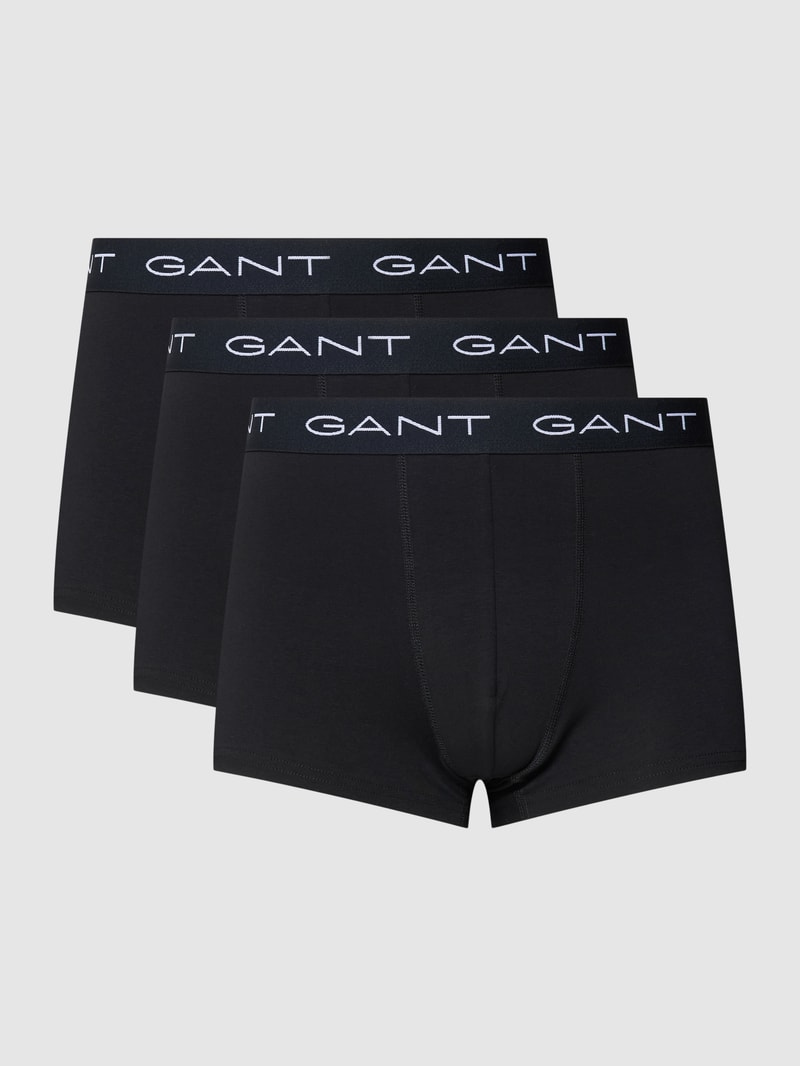 Trunks mit Logo-Stitching im 3er-Pack in schwarz