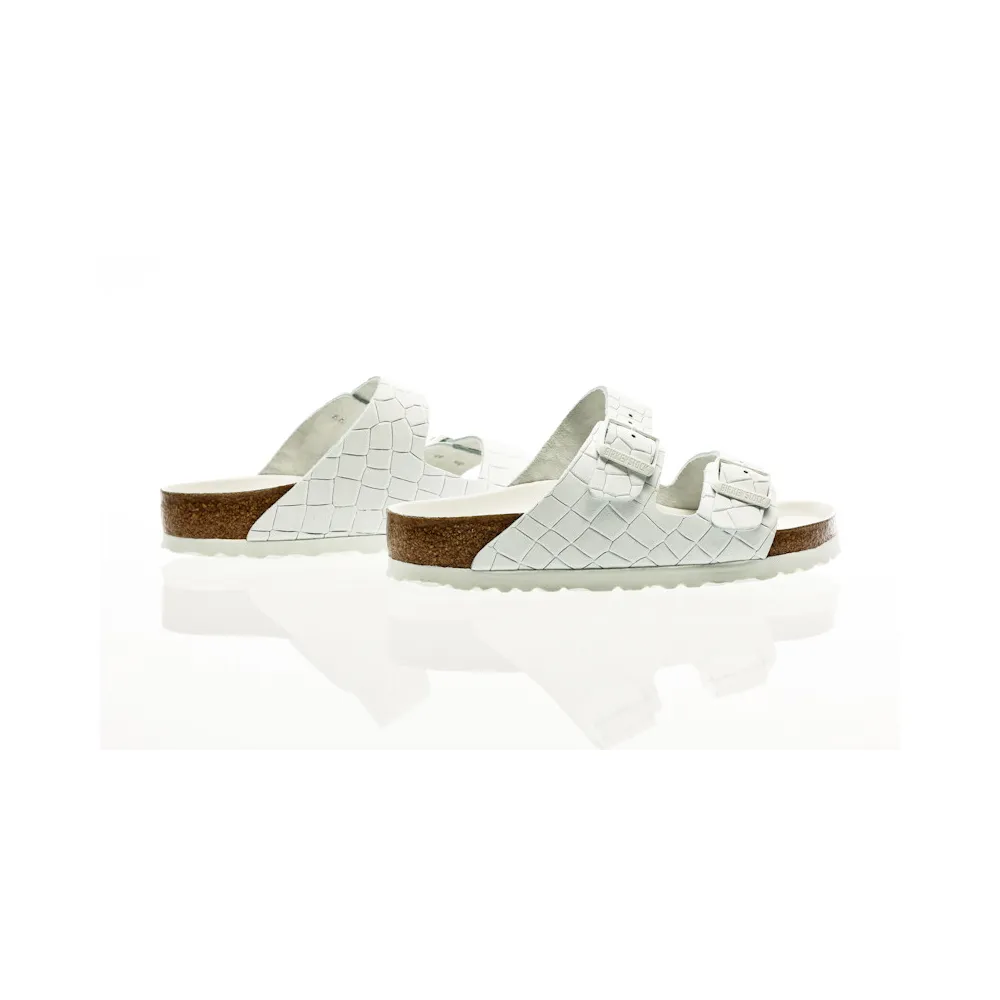 Birkenstock Arizona Le Mono Croc Hex 1019228 / weiss
