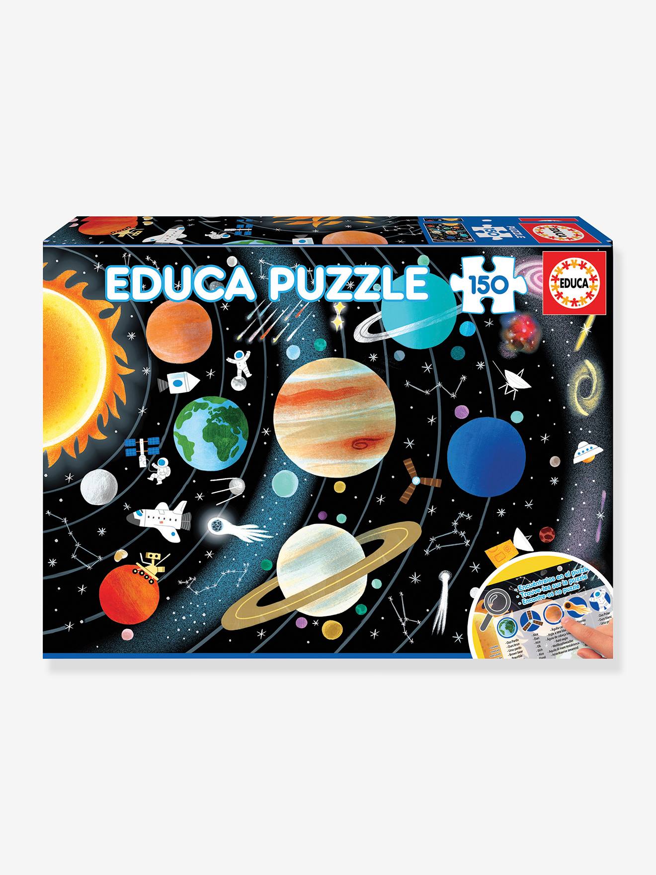 Educa Kinder Puzzle SONNENSYSTEM EDUCA, 150 Teile - mehrfarbig