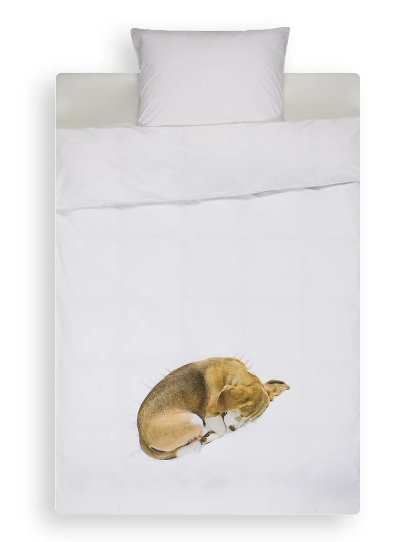 Ensemble housse de couette en percale de coton Snurk Bob 220 TC - taies d'oreiller incluses