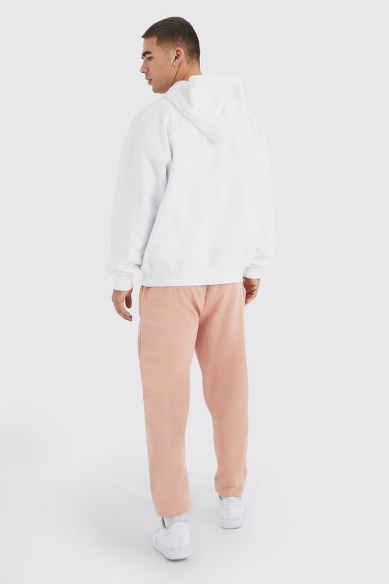Oversize Jogginghose mit Pour Homme Print