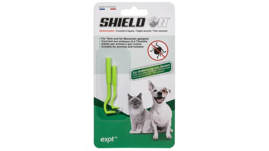 SHIELD N Zeckenhaken für Hunde und Katzen