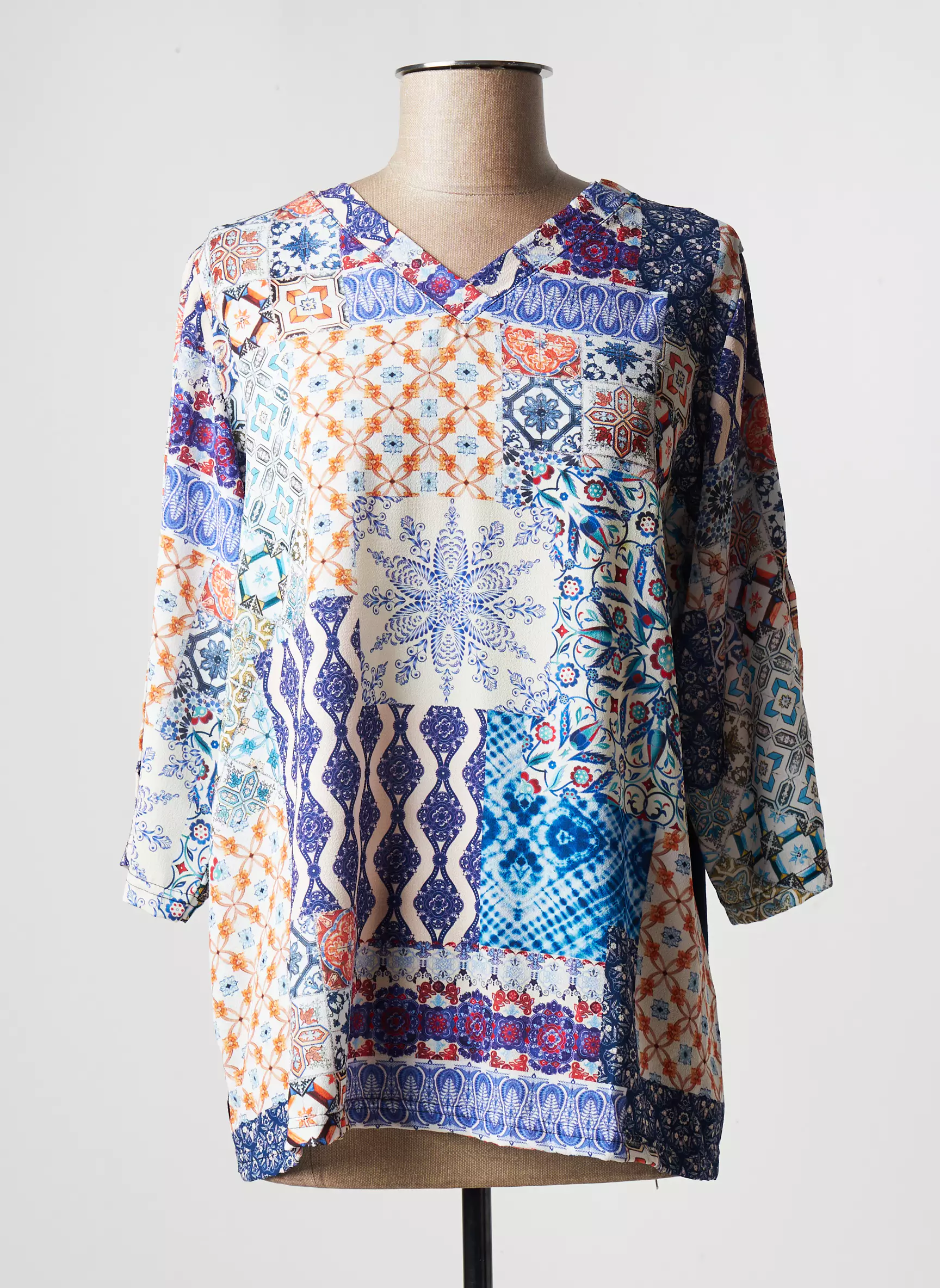 I Odena Tops Femme couleur bleu