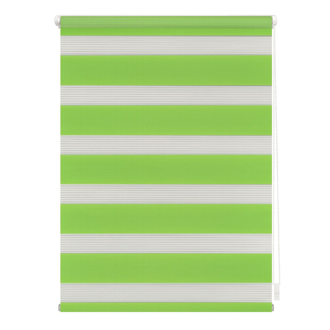 Lichtblick Duo-Rollo Klemmfix, ohne Bohren - Grün, 45 cm x 150 cm (B x L)