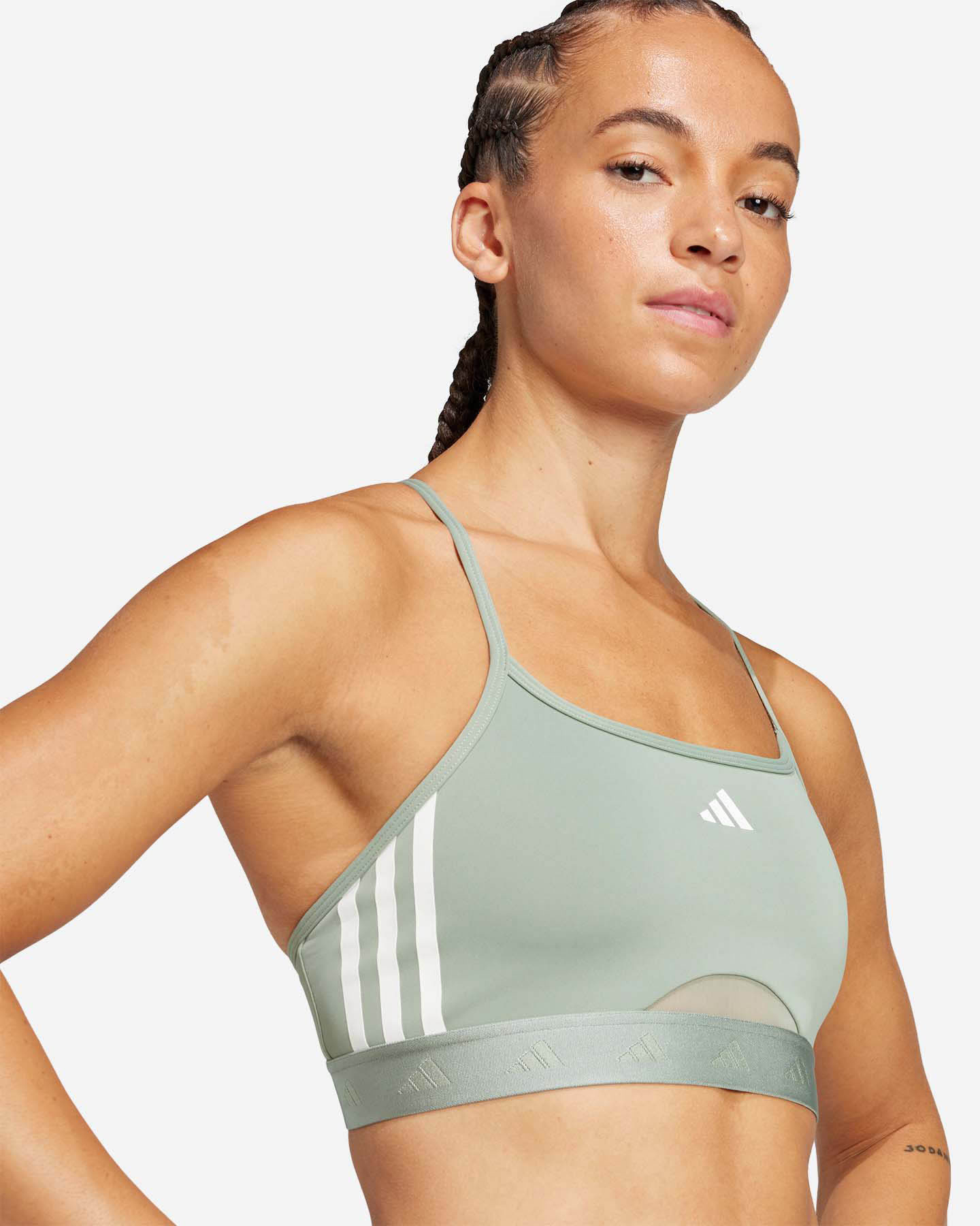 Biustonosz treningowy Adidas 3stripes Hyglm W JC7354