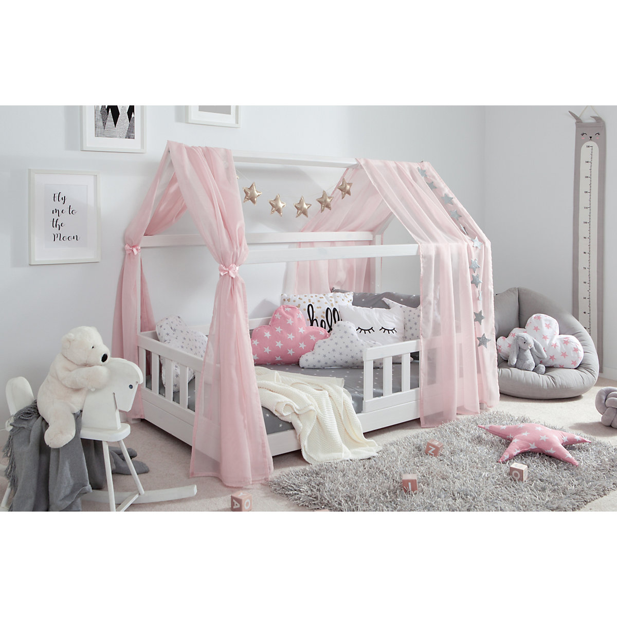 Tüll-Set für Hausbett 