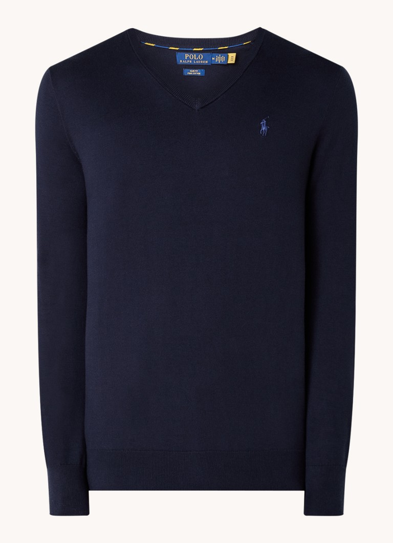Πουλόβερ στενής εφαρμογής από τον Ralph Lauren σε βαμβάκι pima