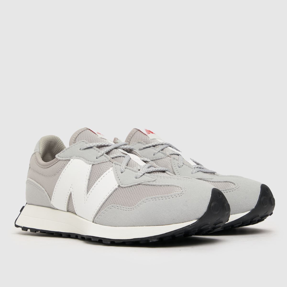 New Balance ljusgrå 327 Youth-träningsskor