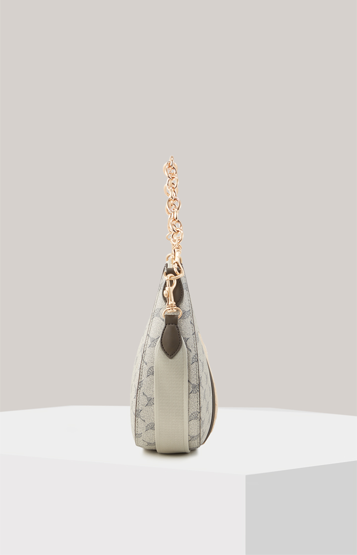 Schultertasche Mazzolino Peluche Annina in Blau/Beige