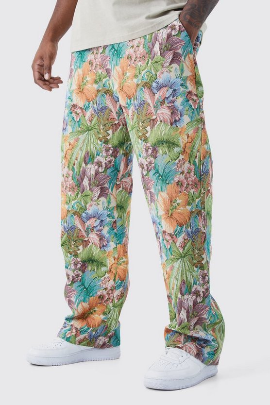 Plus florale Hose
