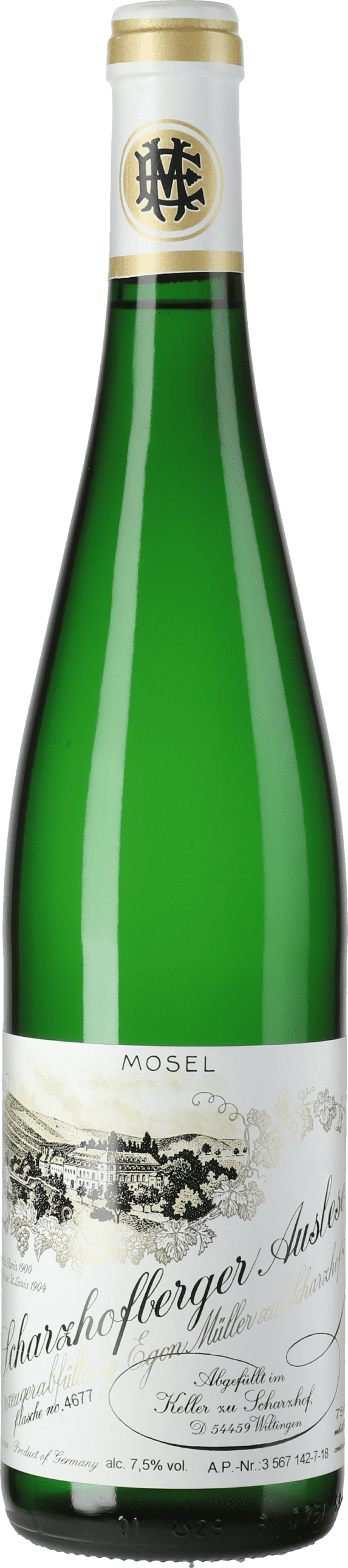 Egon Müller: Riesling Scharzhofberger Auslese 2022