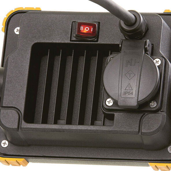 LED-Baustrahler mit ausziehbarem Stativ